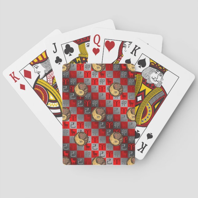 Widder & Erdhase Spielkarten (Rückseite)