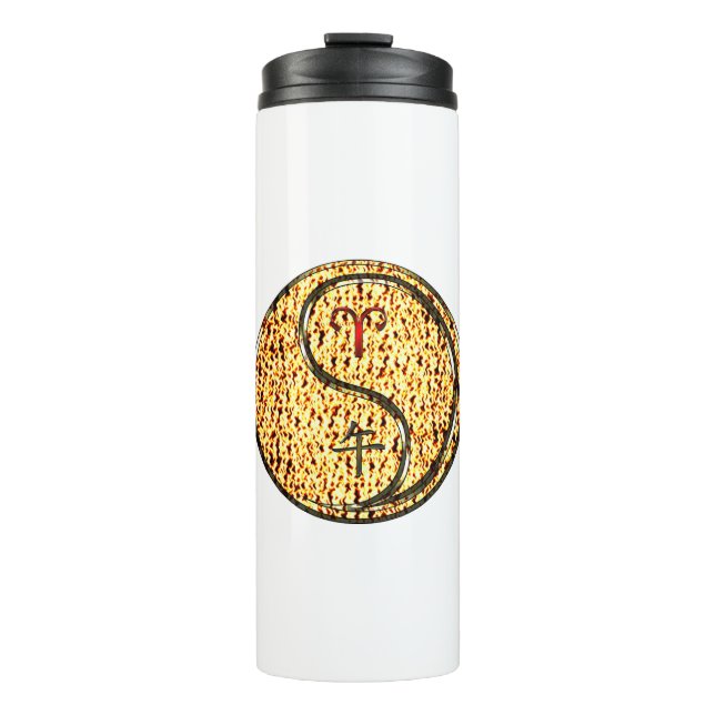Widder & Feuerpferd Thermosbecher (Vorderseite)