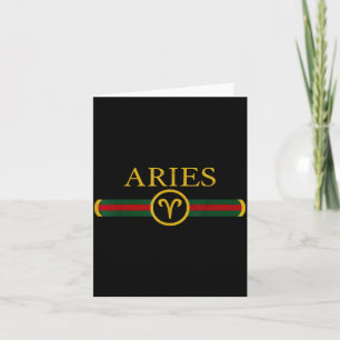 Widder-Geburtstags-Sternzeichen-Horoskop, geboren Karte