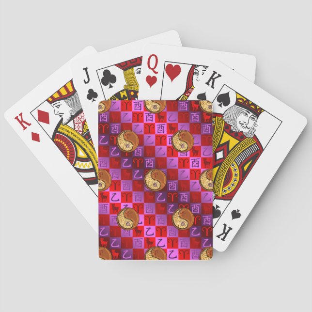 Widder & Holz Hahn Spielkarten (Rückseite)