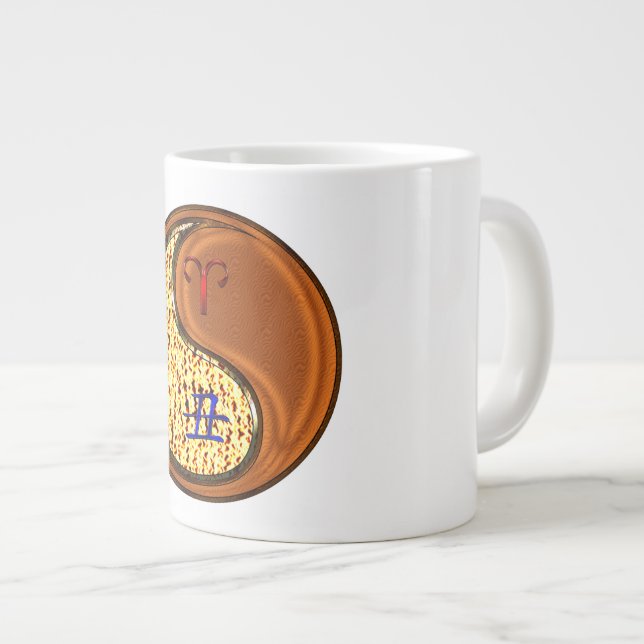 Widder & Holz Ochse Jumbo-Tasse (Vorderseite Rechts)