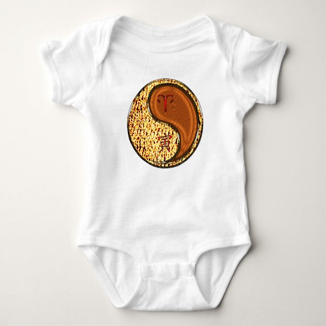 Widder & Holz Tiger Baby Strampler (Vorderseite)