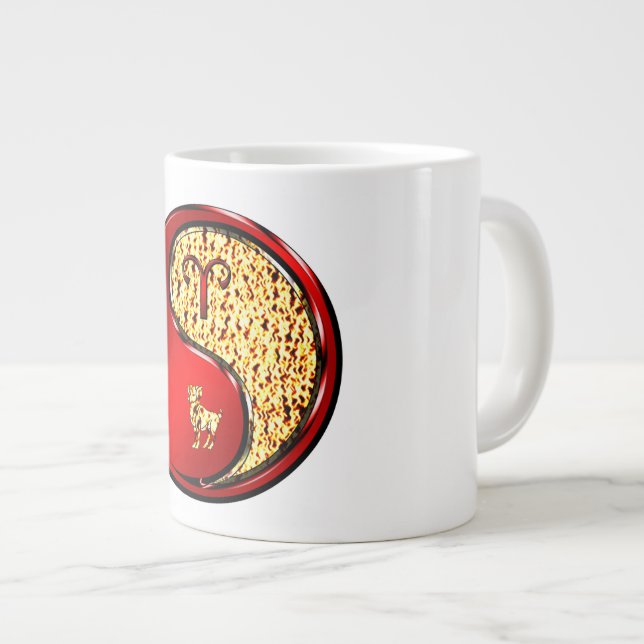 Widder Jumbo-Tasse (Vorderseite Rechts)