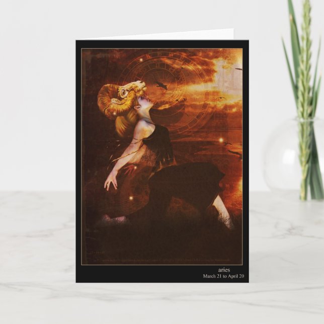 Widder Karte (Vorderseite)