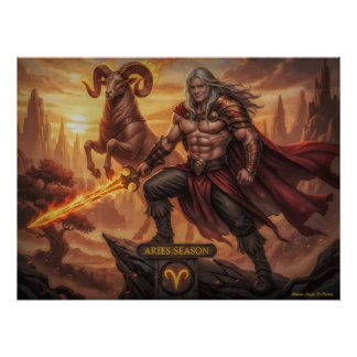 Widder Krieger Poster