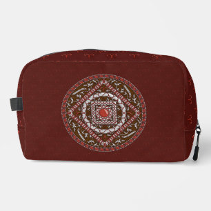 Widder-Mandala Waschbeutel