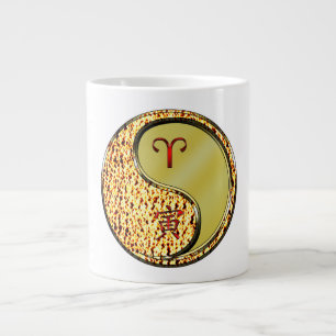 Widder & Metall-Tiger Jumbo-Tasse