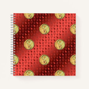 Widder & Metall-Tiger Notizbuch