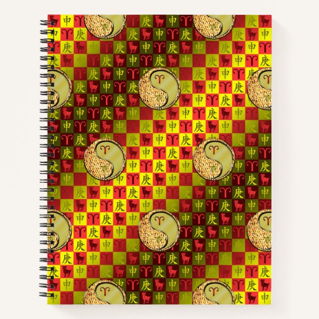 Widder & Metallaffe Notizbuch (Vorderseite)