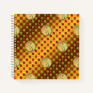 Widder & Metallaffe Notizbuch