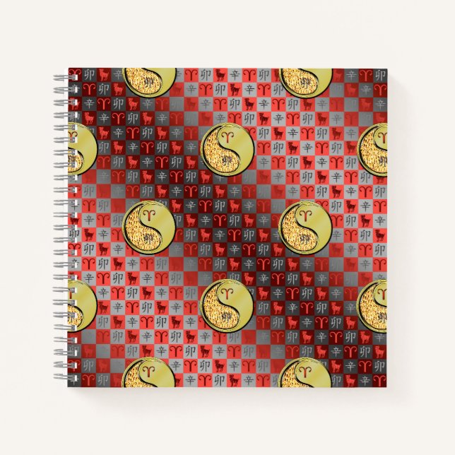 Widder & Metallhase Notizbuch (Vorderseite)