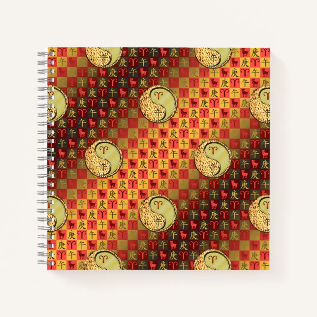 Widder & Metallpferd Notizbuch (Vorderseite)
