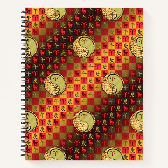 Widder & Metallpferd Notizbuch (Vorderseite)