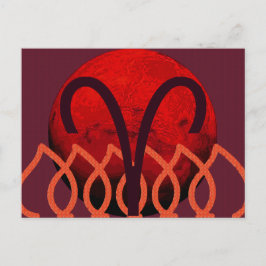 Widder-Postkarte Postkarte