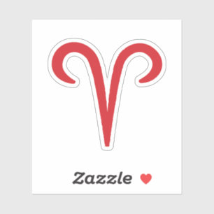 WIDDER Rote Astrologie Sternzeichen März April Geb Aufkleber