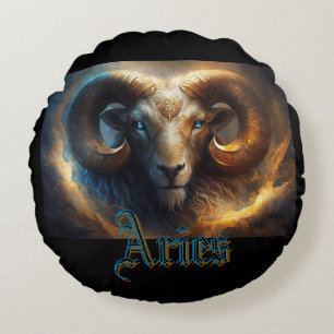 Widder Rundes Kissen