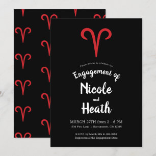 Widder Schafbock Sternzeichen März April Astrologi Einladung