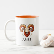 Widder-Sternzeichen Astrologie Geburtstags-Kaffeet