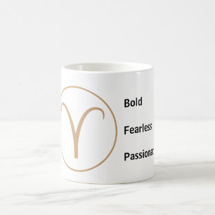 Widder Sternzeichen Eigenschaften Mutig Furchtlos  Kaffeetasse