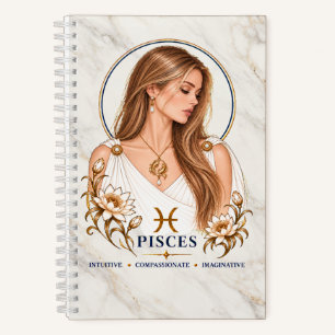 Widder Sternzeichen Journal Hardcover Notizbuch
