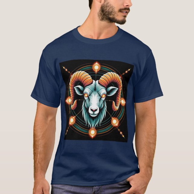 Widder-Sternzeichen T-Shirt (Vorderseite)