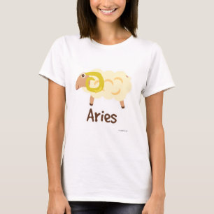 Widder Süßes Lamm Cartoon Sternzeichen Symbol T-Shirt