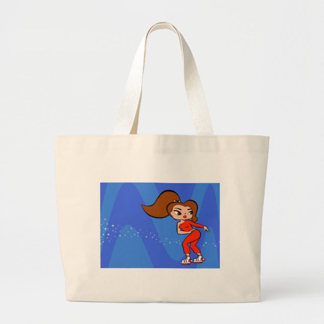 Widder-Taschen-Tasche Jumbo Stoffbeutel (Vorne)