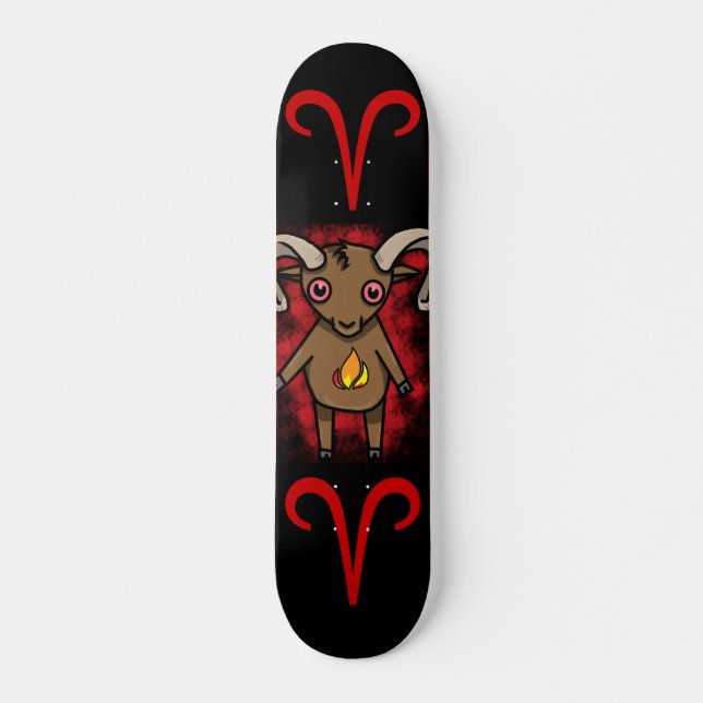 (Widder-Tierkreis-Skateboard TBA 12/2)! Skateboard (Vorne)