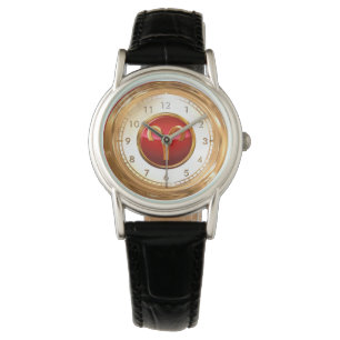 Widder-Tierkreis-Zeichen Armbanduhr