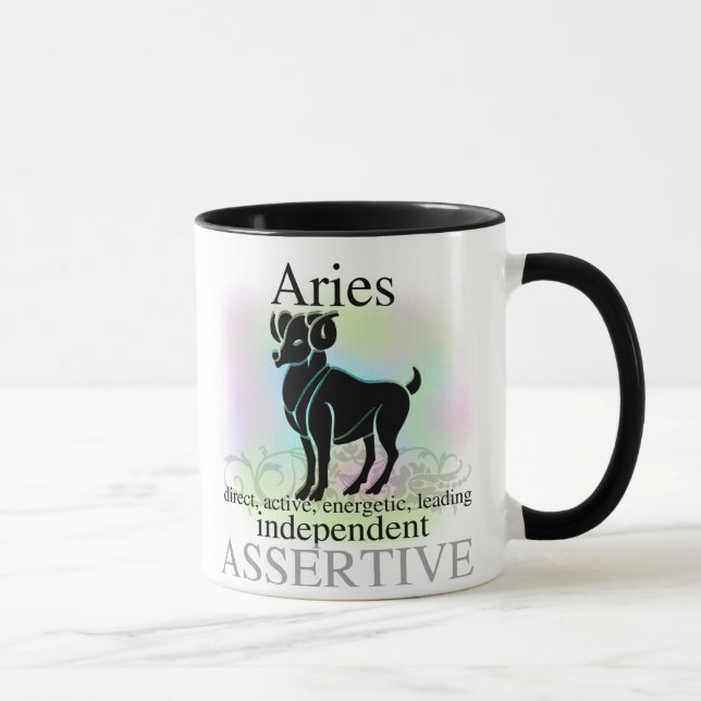 Widder über Sie Tasse (Rechts)