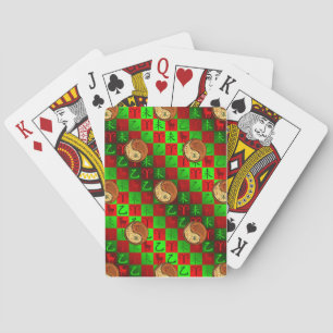 Widder und Holz Ziege Spielkarten