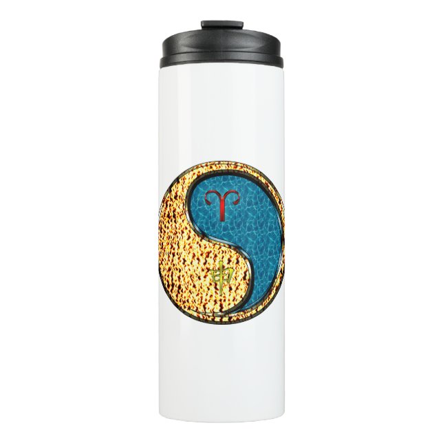 Widder & Wasser-Affe Thermosbecher (Vorderseite)