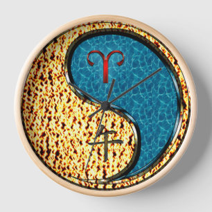 Widder & Wasserpferd Uhr