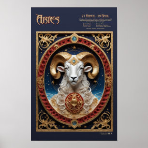 Widder - Westlicher Tierkreisposter Poster