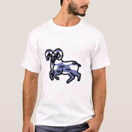 Widder-Ziegen-Zodiac-Shirt – Starke Widder-Energie T-Shirt