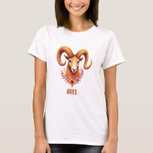Widder-Zodiac-Boho-Aquarell-T-Shirt