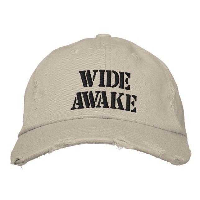 Wide Awake Hat Bestickte Kappe (Vorderseite)