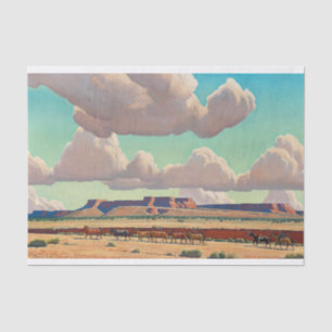 Wide Lands der Navajo von Maynard Dixon Seidenpapier