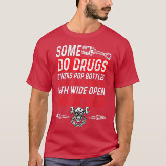 Wide Open Throttle - Car or Truck Racing - Mechani T-Shirt