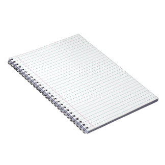 Wide Ruled Notebook Notizblock