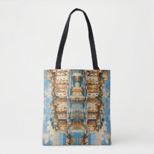 Wide Seascape Mediterrane antiker Hafen Tasche