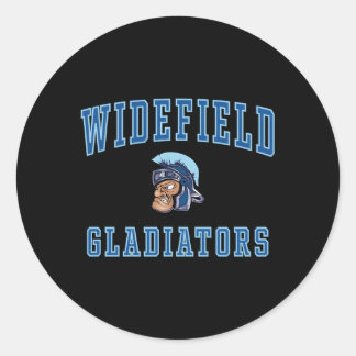 Widefield High School Gladiators C1 Runder Aufkleber