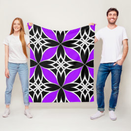 Widergespiegelter Celtic (Flutterby lila) Fleecedecke