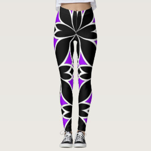 Widergespiegelter Celtic (lila) Leggings