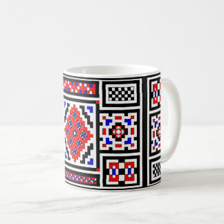Widergespiegeltes Mosaik Kaffeetasse