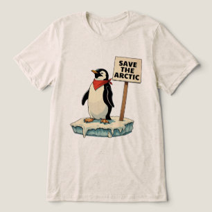 Widerstand: Der Pinguin kämpft gegen Zölle Tri-Blend Shirt
