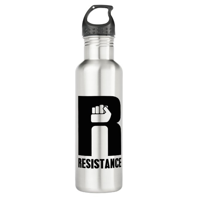 Widerstand Edelstahlflasche (Vorderseite)
