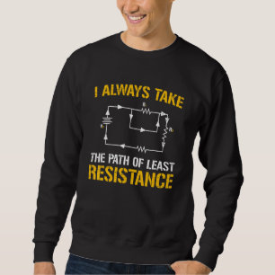Widerstand eines Elektroingenieurs für einen Handw Sweatshirt