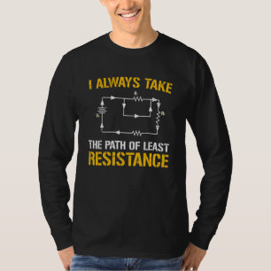 Widerstand eines Elektroingenieurs für einen Handw T-Shirt