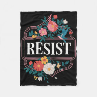 Widerstand gegen Blumenprotest Trump gegen Trump 3 Fleecedecke